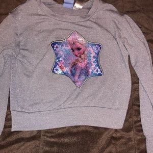 Girls size 6 Frozen sweatshirt